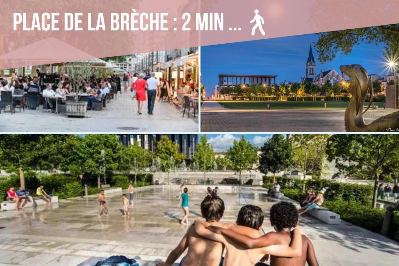 Appartement Renove - Wifi - Jardin - Centre De Ниор Екстериор снимка